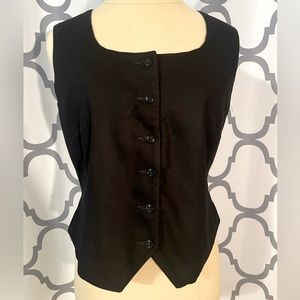 🤍beautiful wool black Liz Claiborne vest🤍